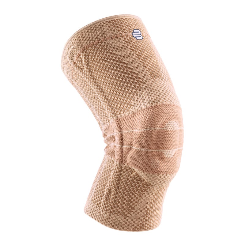 Bauerfeind GenuTrain Knee Brace Targeted Support for Pain Relief and Stabilization of The Knee Provides Relief of Weak Swollen and Injured Knees Size 1 Color Nature